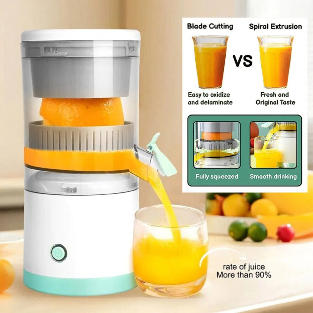 Electric Citrus Juicer Juice Squeezer Portable Press Machine Fruit Extractor UK