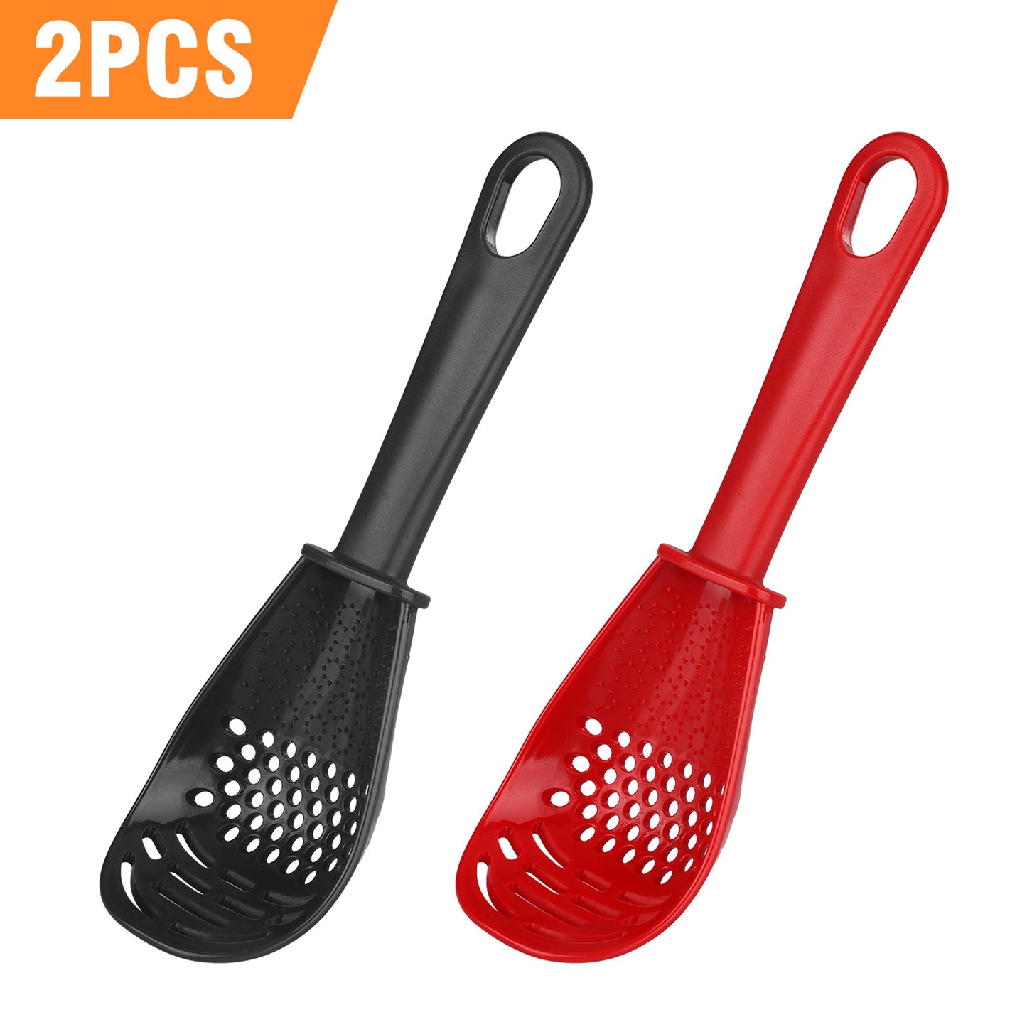 2 uds cuchara de cocina herramienta multifunción cuchara para sopa espumadera resistente al calor cuchara de cocina 