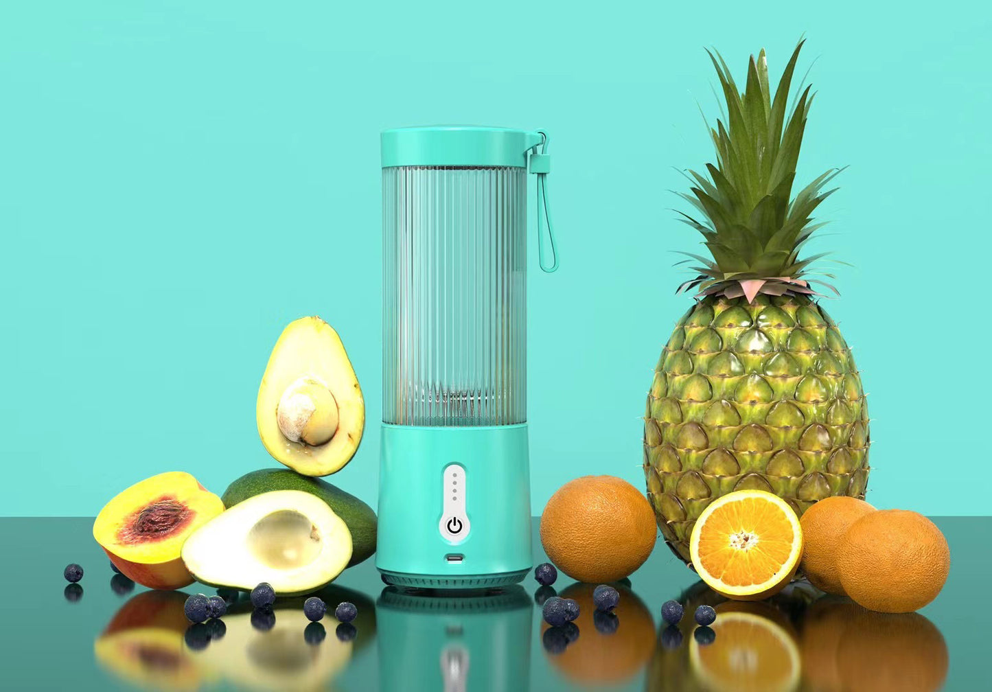 Pequeña taza de jugo Mini exprimidor de frutas licuadora eléctrica