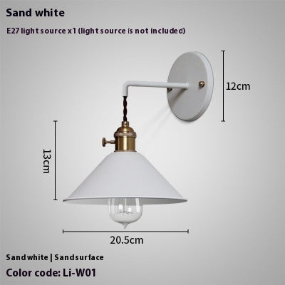 Lampe murale de couleur de chevet moderne et créative