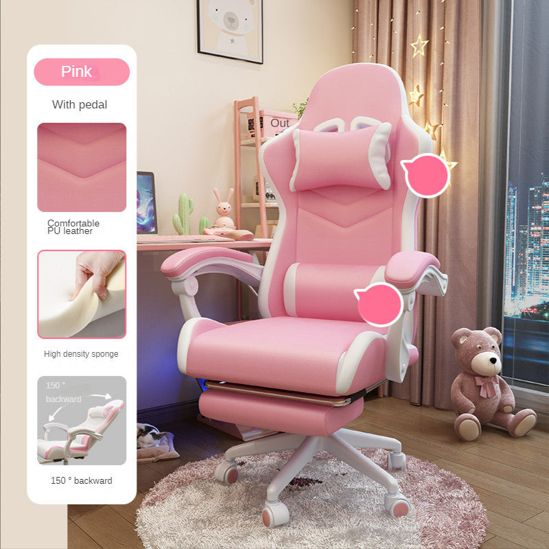 Chaise de jeu sédentaire confortable pour chambre de filles mignonnes