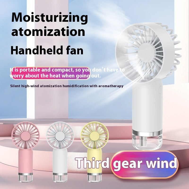 Mini Little Fan USB Multifunction Hand-held Spray Fan