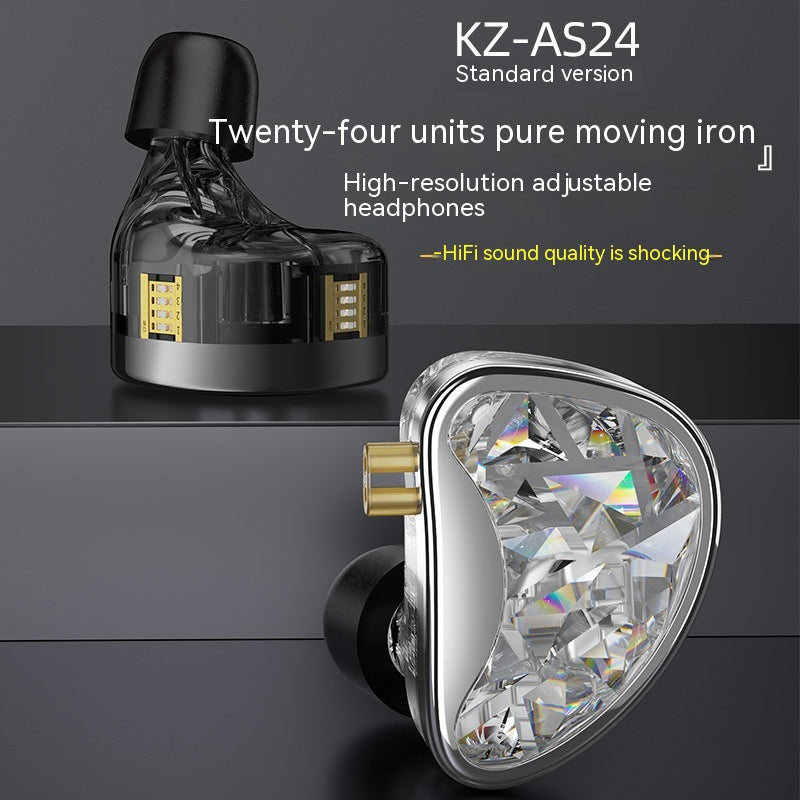 Twelve Unit Dynamic Iron Earphones With Tuning