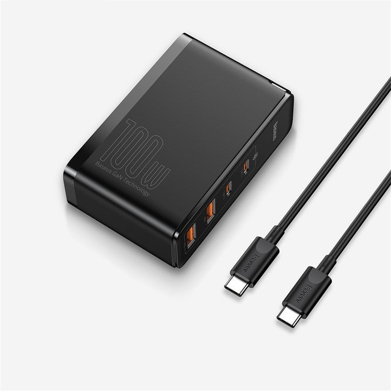 Chargeur de téléphone portable à quatre ports GaN 100 W