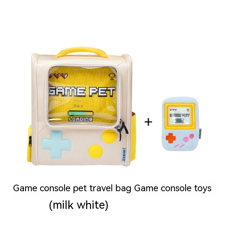 Console de jeu Style rétro sac pour chat pour animaux de compagnie sac à dos Portable pliable grande capacité chiens et chats nid de voyage