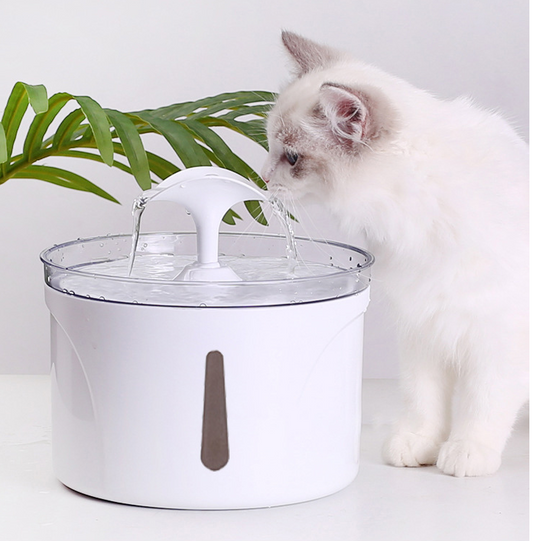 Dispensador de agua para mascotas, dispensador de agua con filtro circulante automático inteligente