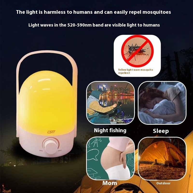 Rechargeable Yellow Led Mosquito Lamp Physical Bedroom