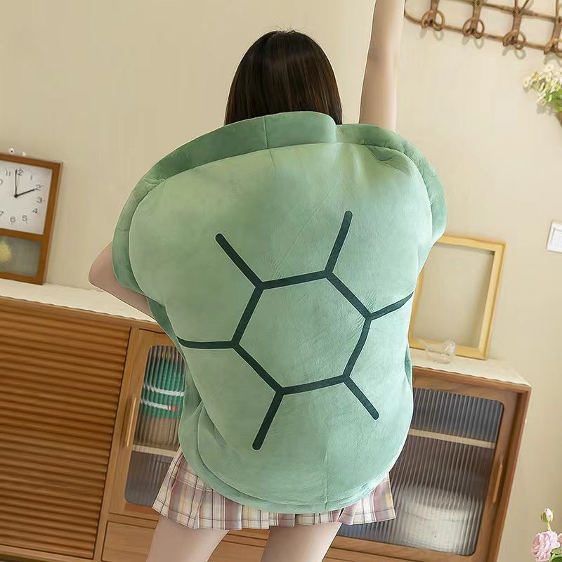 Nueva almohada de concha de tortuga, divertida y grande caparazón de tortuga, muñeca de compañía para dormir, ropa para muñeca, almohada de concha de tortuga para dormir para mujeres