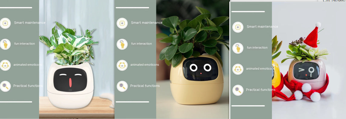 Facial Expression Control Intelligent Flower Pot