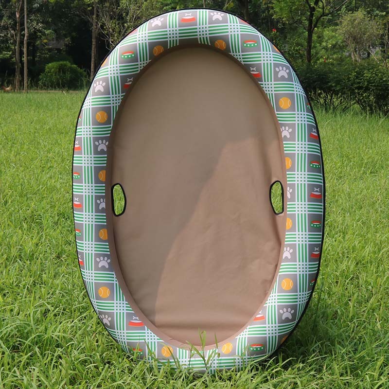 Piscina para perros, hamaca inflable, piscina para mascotas, cama flotante, anillo de natación para primavera y verano