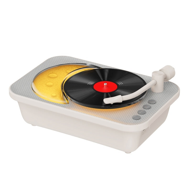 Aromathérapie Jukebox Bluetooth sans fil bureau rétro CD vinyle haut-parleur