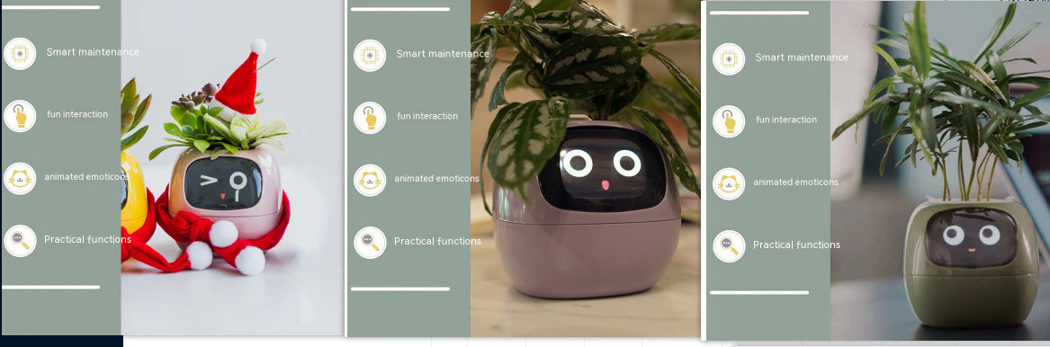 Facial Expression Control Intelligent Flower Pot