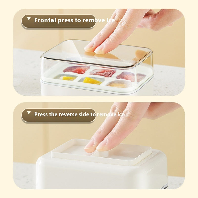 Mini Press Silicone Ice Tray Easily Removable Mold Ice-cream Mould