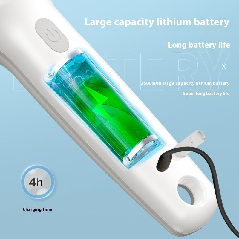 Brosse de nettoyage électrique multifonctionnelle à deux vitesses avec affichage numérique six en un