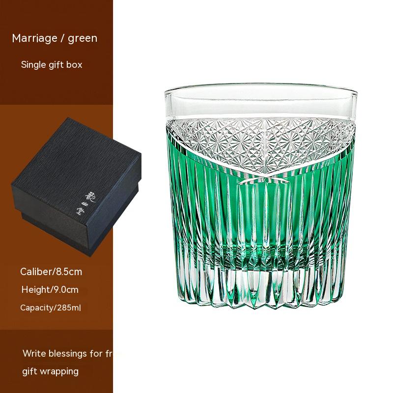 Verre à vin, boîte-cadeau, tasse cadeau pour Couple, verre à whisky en cristal