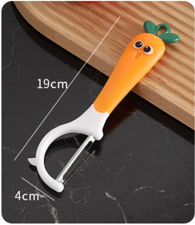 Ensemble d'ustensiles de cuisine Carrot avec crochet de rangement