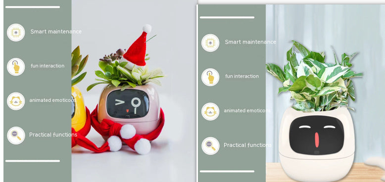 Facial Expression Control Intelligent Flower Pot