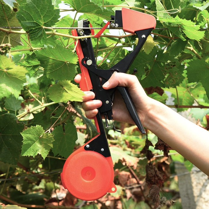 Dispositivo para atar ramas de uva, Máquina atadora de árboles frutales, Máquina atadora de mano para huerto pequeño