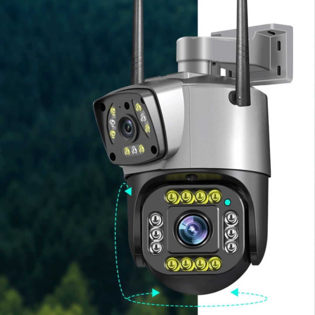 Outdoor Waterproof WiFi 4G Dual Lens High-definition Camera