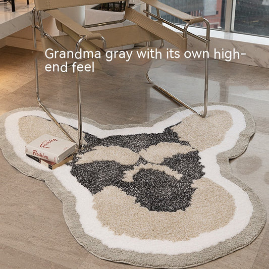 Home Cute Schnauzer Dog Carpet