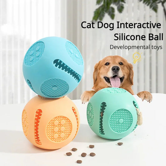 Fournitures pour animaux de compagnie, fuite de nourriture pour chien, jouets en Silicone