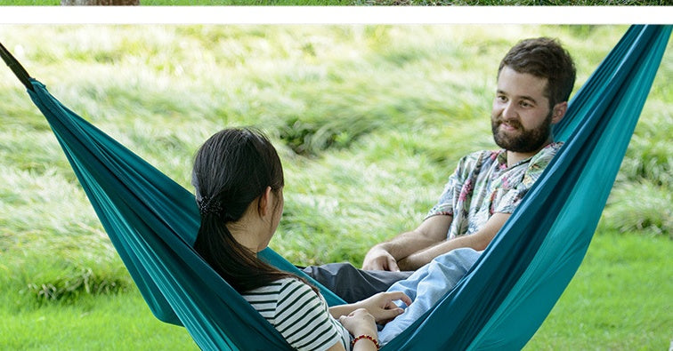 Hamaca ultraligera para acampar al aire libre, hamaca portátil para caza, hamaca para dos personas