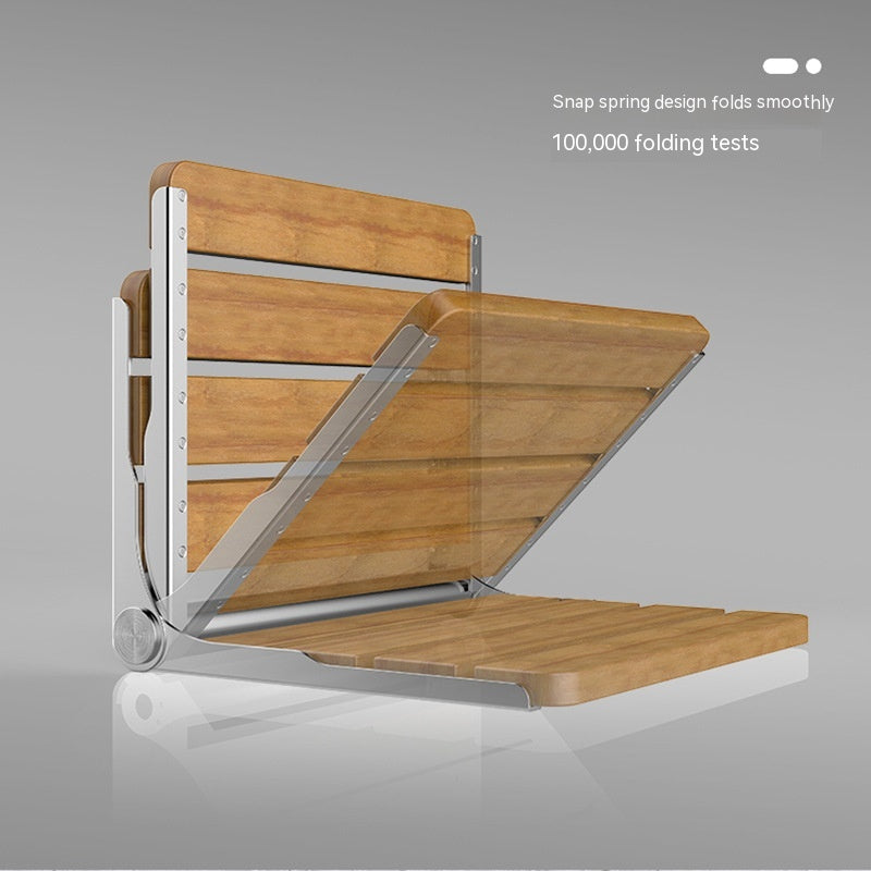 Bathroom Wall-mounted Folding Bath Stool