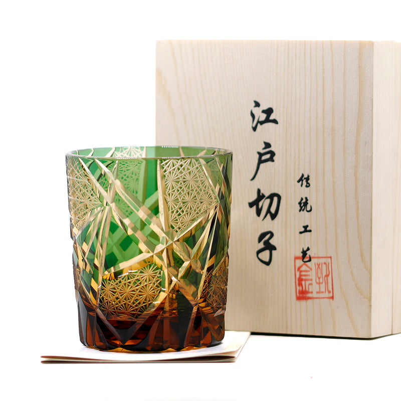 Japanese Fashion Handmade Crystal Whiskey Glasses