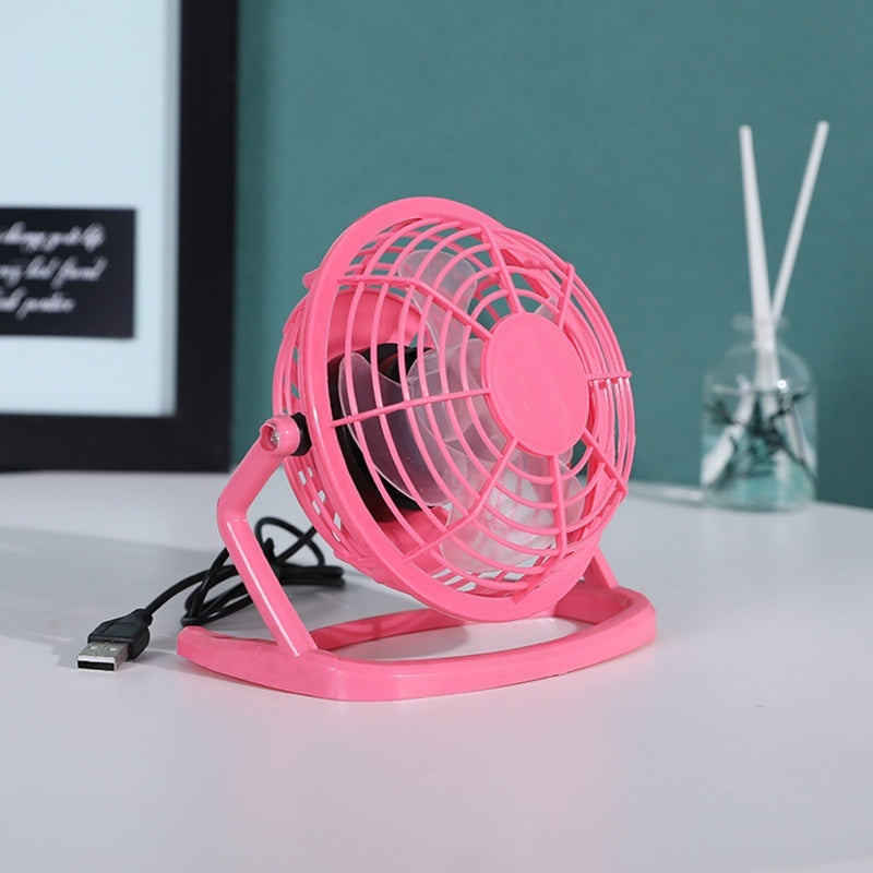 Convenient Mute Mini 4-inch USB Plastic Electric Fan