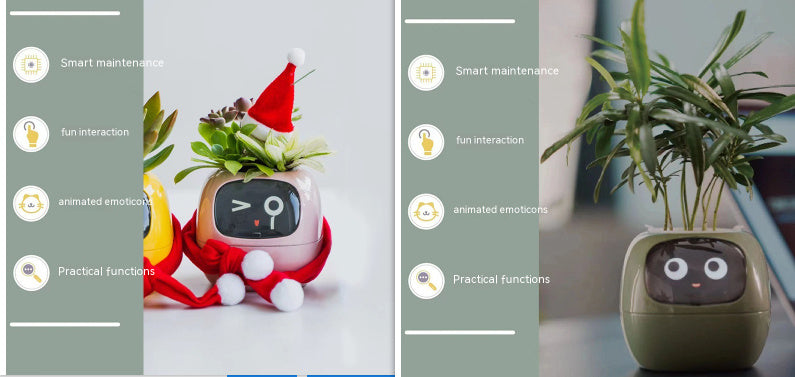 Facial Expression Control Intelligent Flower Pot