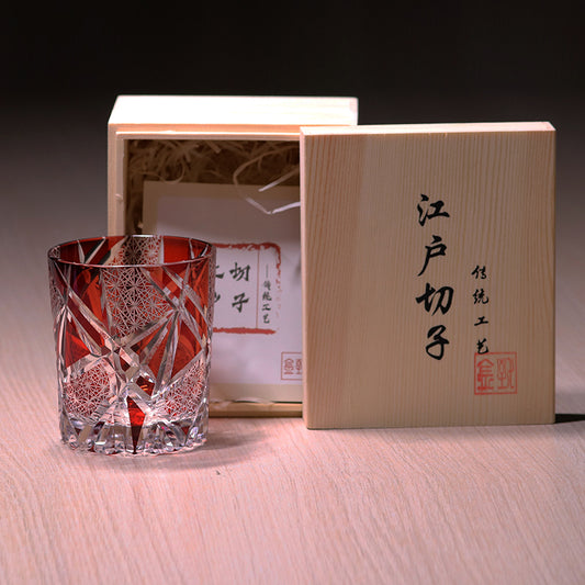 Japanese Fashion Handmade Crystal Whiskey Glasses