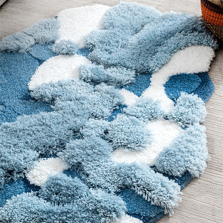 Deformed Thickened Plush Balcony Window Mat