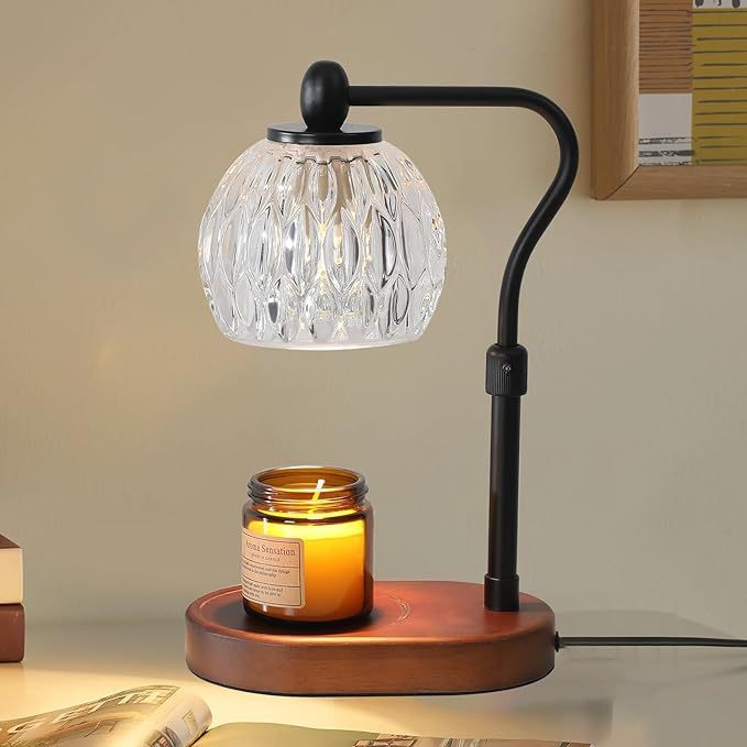 New Adjustable Wax Glass Incense Burner Table Lamp