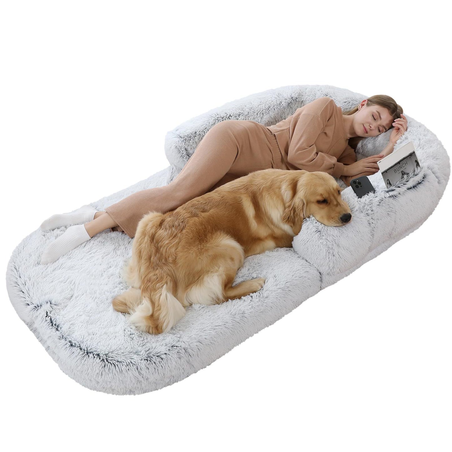 Lit pour animaux de compagnie, canapé pliable amovible et lavable, grand