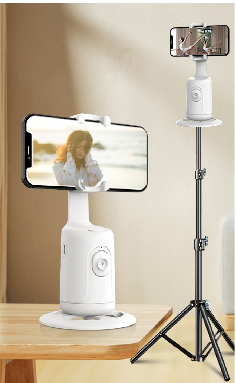 Gimbal de suivi automatique du visage à 360 degrés, support de téléphone intelligent AI pour smartphone, vidéo, vlog, stabilisateur en direct, trépied