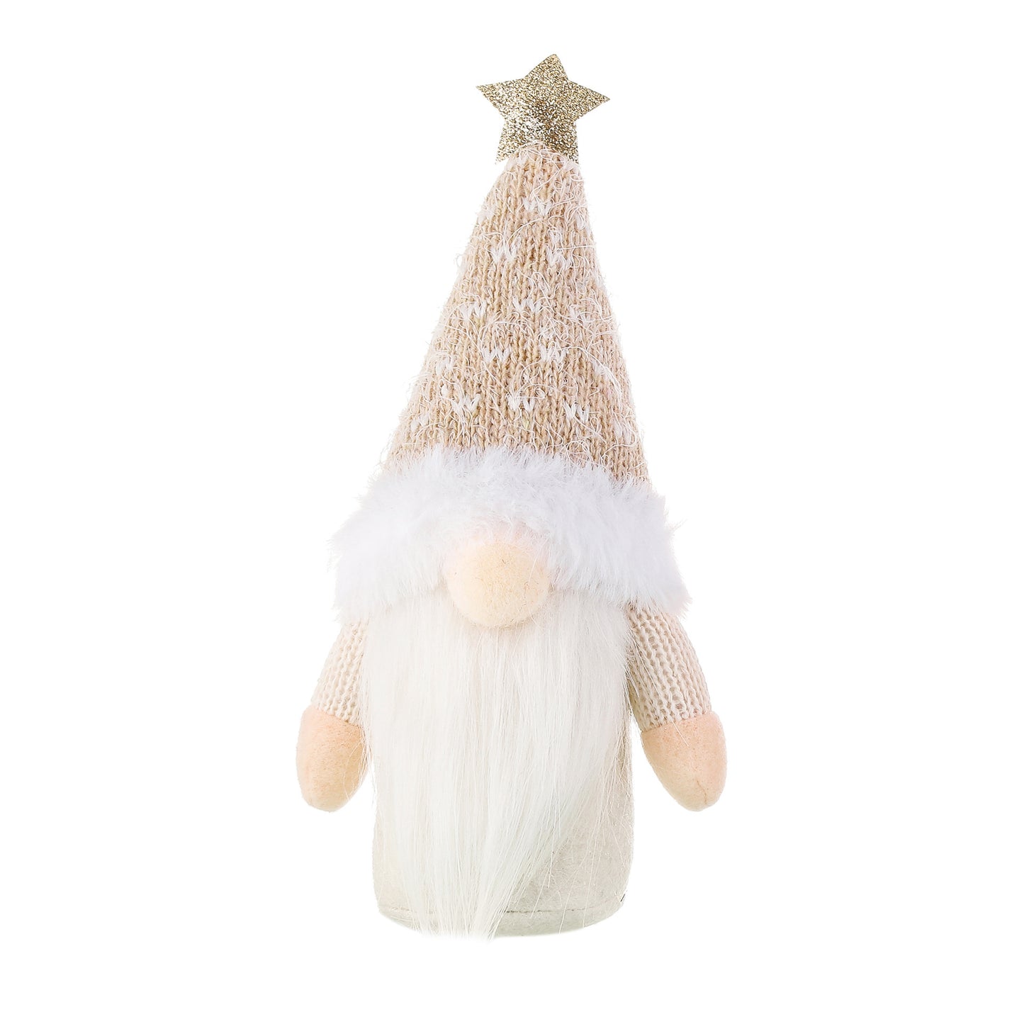 Suministros de decoración navideña Estrella de cinco puntas Muñeca sin rostro Decoración Regalo para niños