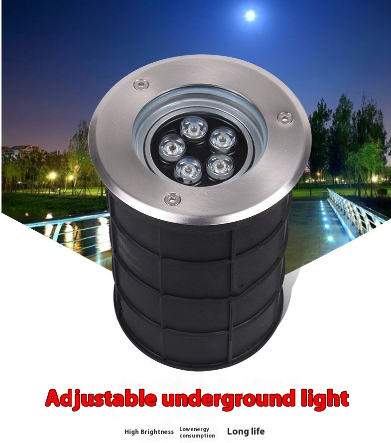 Underground Led Outdoor Waterproof Buried Spotlight Embedded Tree Projection Lamp