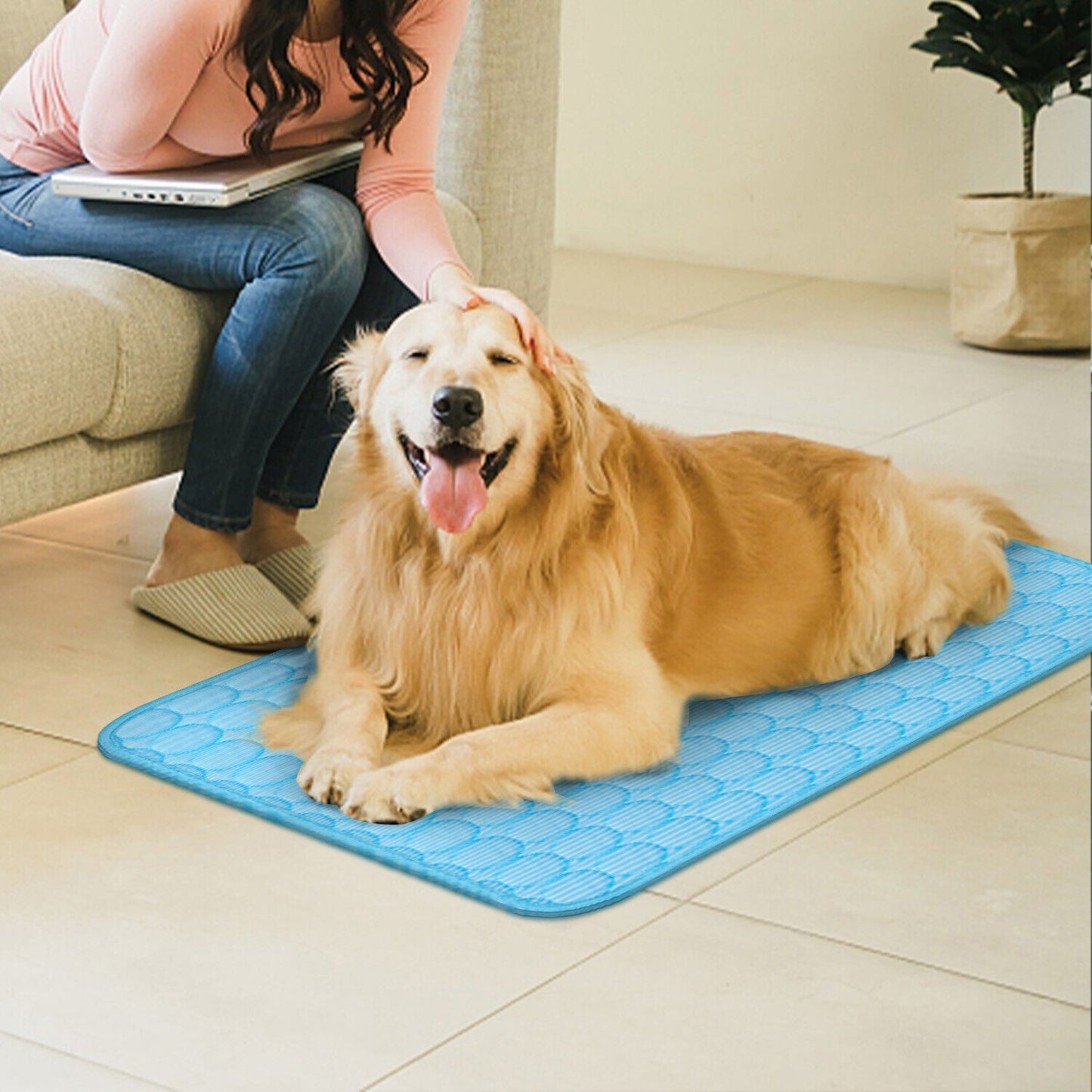 Estera refrescante para mascotas, cojín fresco, manta para cachorros y perros, cama para dormir de verano, cama refrescante para perros, estera refrescante para mascotas