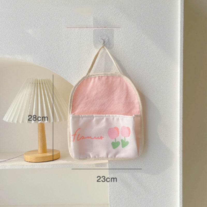 Wall Dormitory Storage Hanging Desk Bedside Mobile Phone Cloth Bag