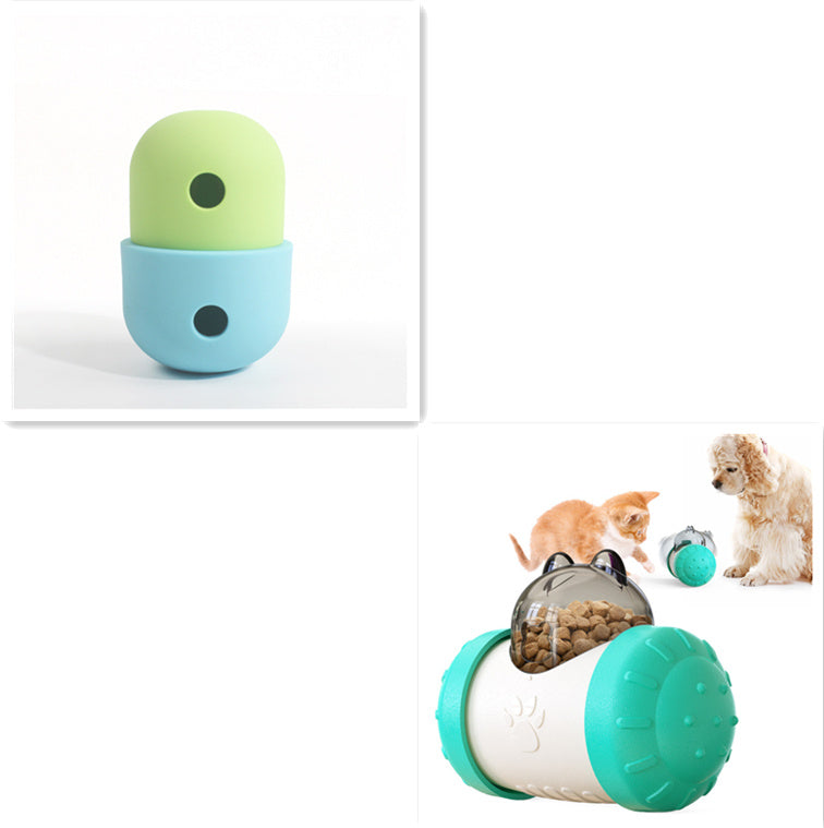 Nouveau 2 en 1 jouets pour animaux de compagnie produits chien fuite jouet balle Silicone fournitures pour animaux de compagnie