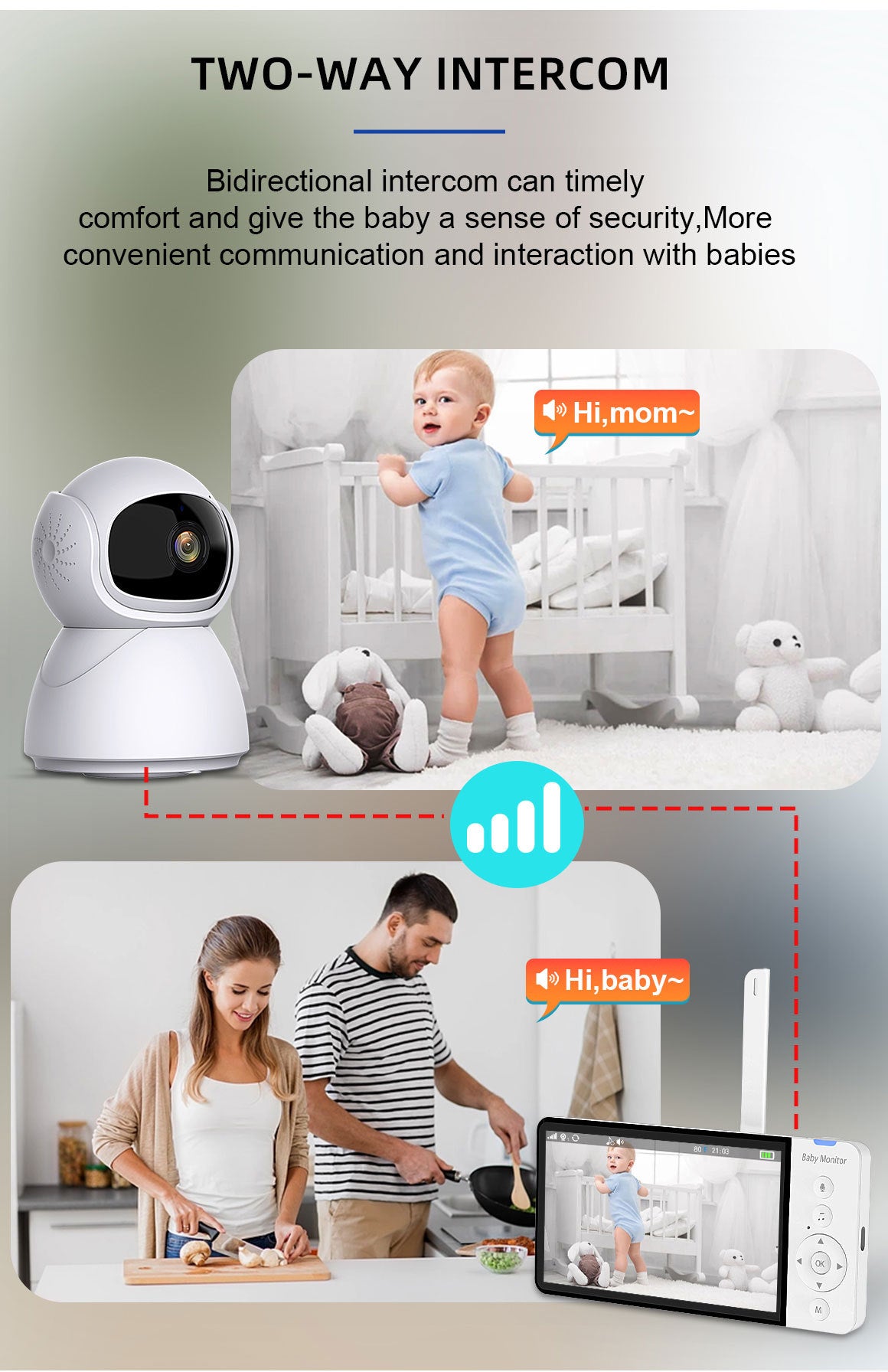 Wireless 360 Degree Baby Caregiver