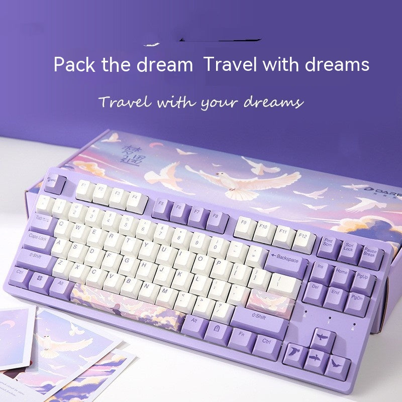 Axis Game Mechanical Keyboard Sublimation Key Cap 87 Keys