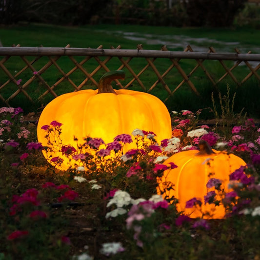 Lampes solaires d'extérieur en forme de citrouille, ferme rurale, paysage lumineux créatif, étanche, lampe de pelouse, décoration de fête d'halloween, décorations d'halloween