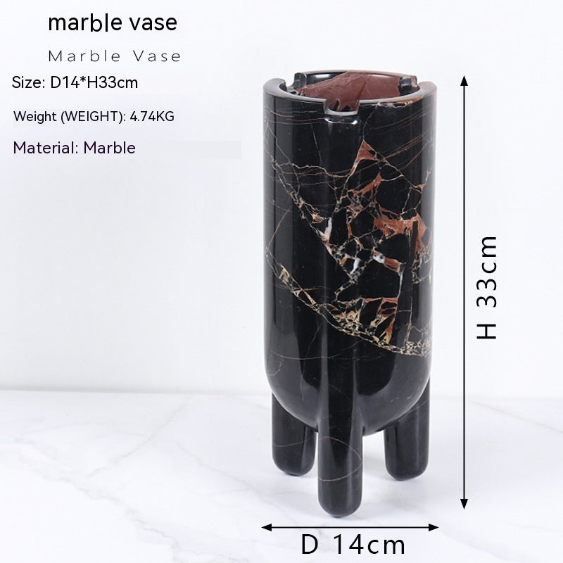 Marble Hydroponic Green Plant Soft Home Decoration Decorative Vase