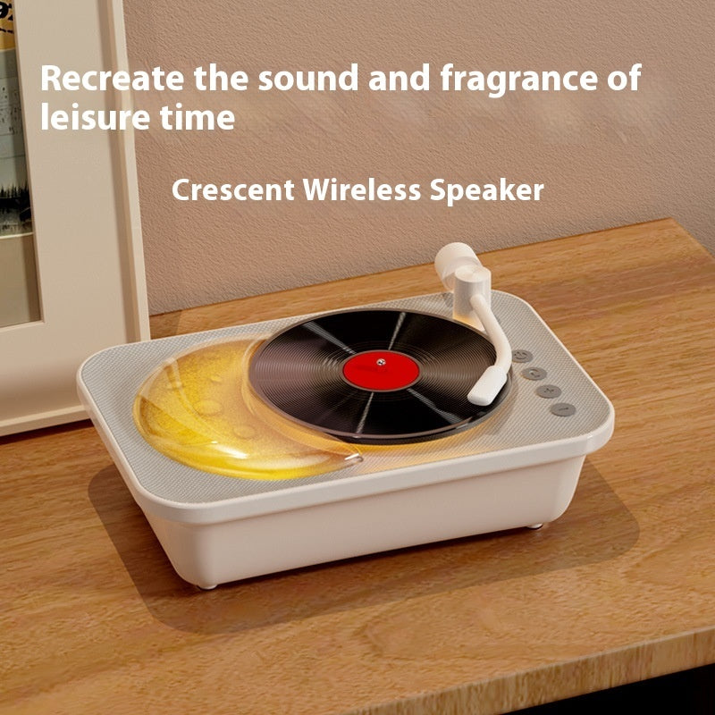 Aromatherapy Jukebox Bluetooth Wireless Desktop Retro CD Vinyl Speaker