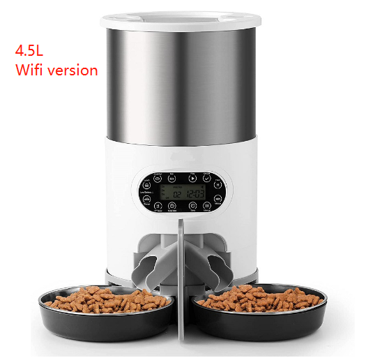 Smart APP Pet Feeder Cat And Dog Food Automatic Dispenser Stainless Steel Bowl Cats And Dogs With Recording Timing Feeding