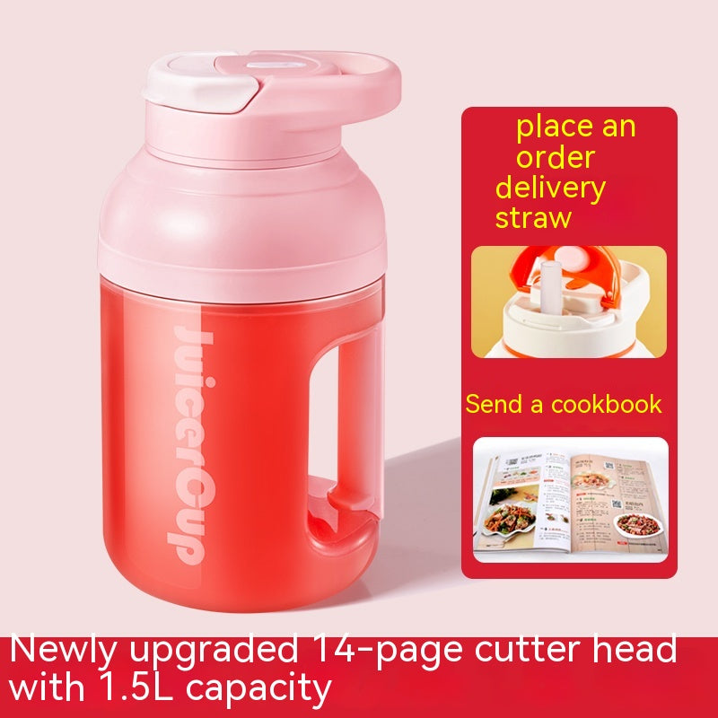 Portable Juicer Small Household Multi-function Juice Extractor Electric Fruit Juicing Cup T Barrels