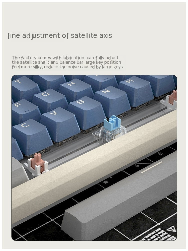 84 clavier mécanique à trois modèles, axe mer et Air, effet lumineux, aile latérale