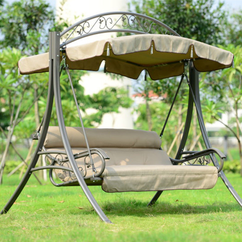 Outdoor Leisure Furniture Rocking Chair Iron Swing