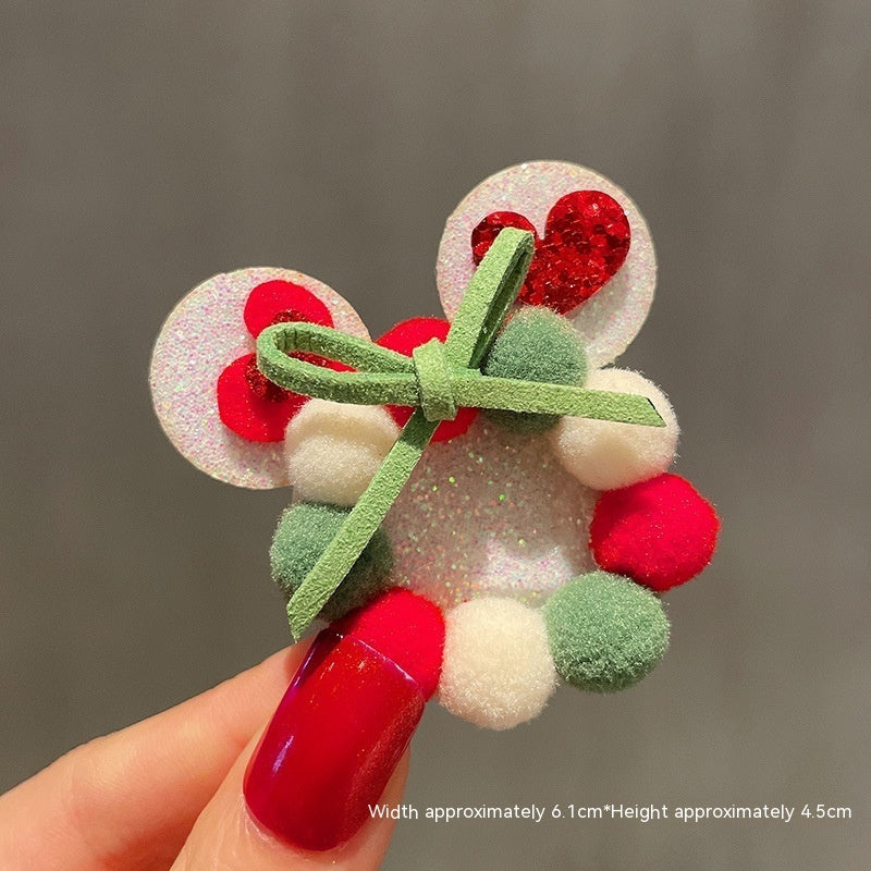 Broche decorativo navideño de moda para mujer